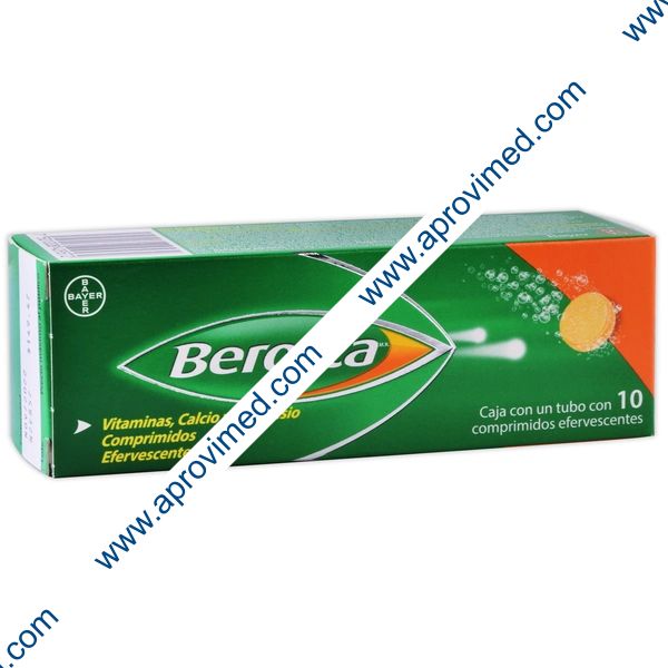 BEROCCA c/10 COMPS. EFERVESCENTES.