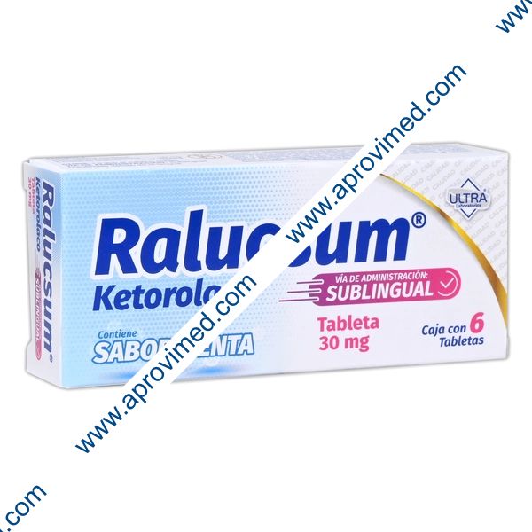 RALUCSUM c/6 TABS. SUBLINGUAL Sab. Menta 30 MG.