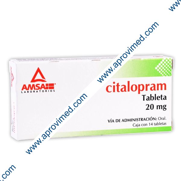 CITALOPRAM (Amsa) c/14 TABS. 20 MG.