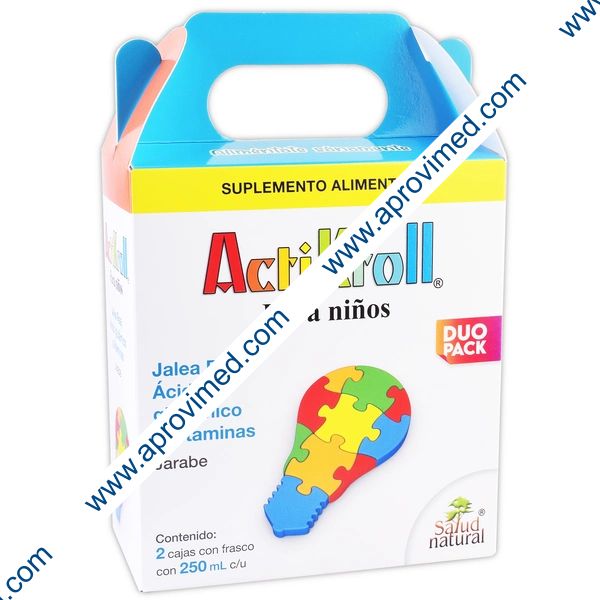 ACTIKROLL JARABE Para Niños 250 ML. (Duo Pack)