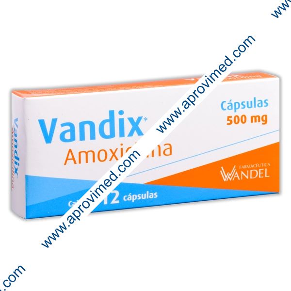 VANDIX c/12 CAPS. 500 MG.