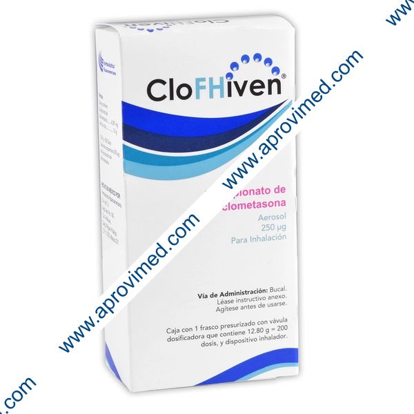 CLOFHIVEN AEROSOL p/Inhalación c/200 DOSIS 250 MCG.