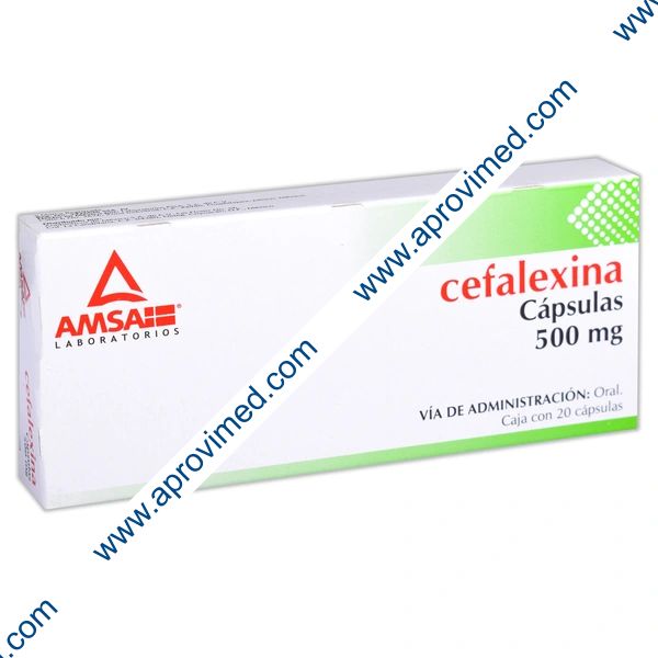 CEFALEXINA (Amsa) c/20 CAPS. 500 MG.