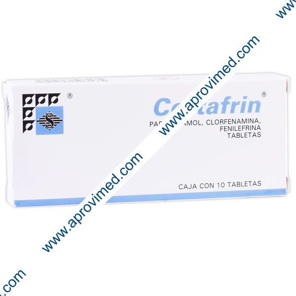 CORTAFRIN c/10 TABS. 500/5/4 MG.