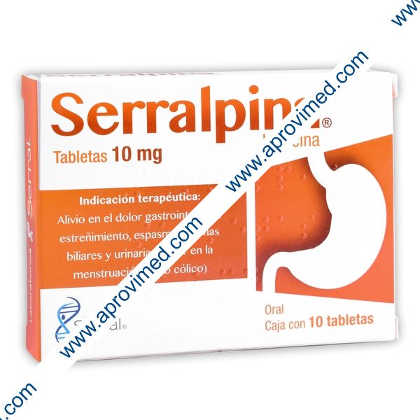 SERRALPINA c/10 TABS. 10 MG.