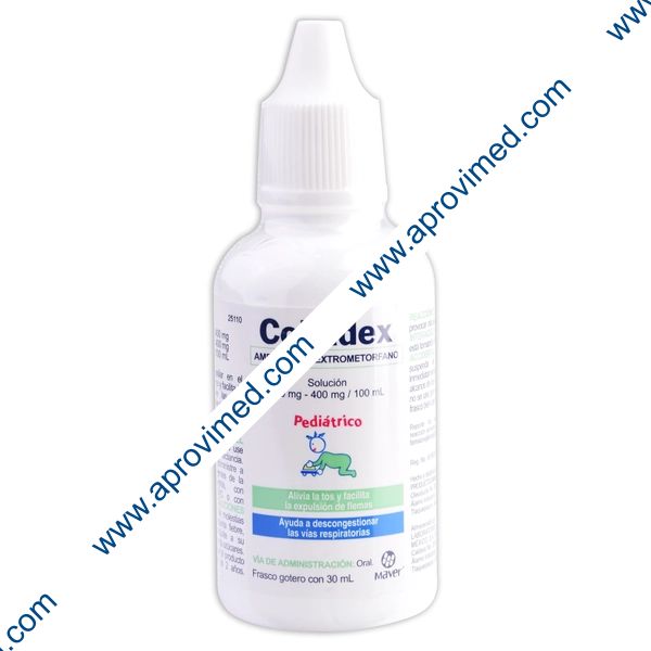 COBADEX SOL. Pediátrico Fco. Gotero 30 ML. 400-400 MG/100 ML.