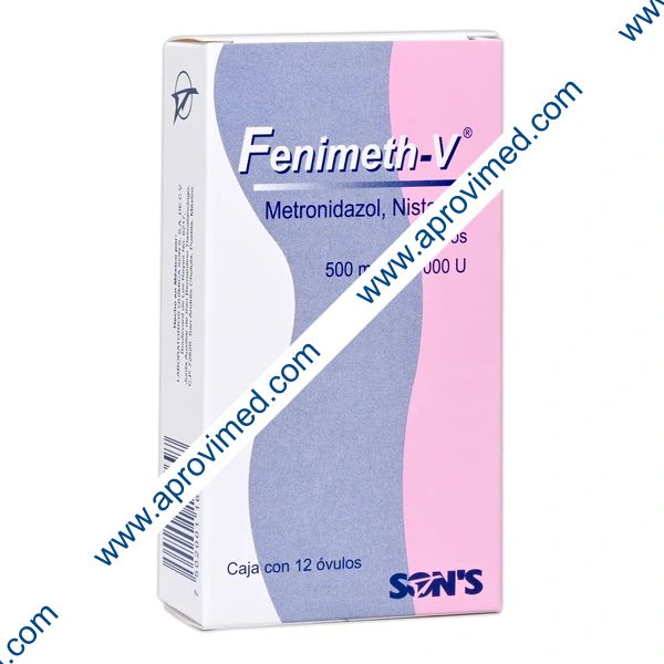 FENIMETH-V c/12 ÓVULOS. 500 MG/100,000 U.