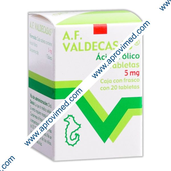 A.F. VALDECASAS c/20 TABS. 5 MG.
