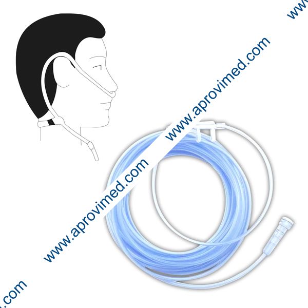 CÁNULA NASAL DE PLÁSTICO PARA OXÍGENO (Oxiset) Adulto c/1 Pza.