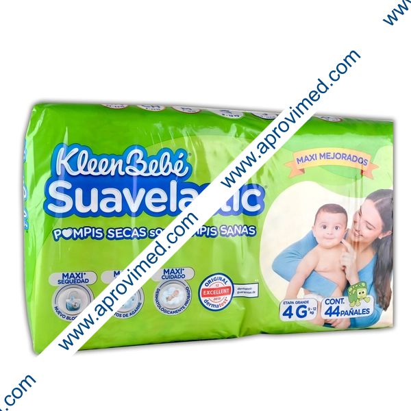 KLEENBEBÉ SUAVELASTIC (Etapa 4-G / 9-12 Kg.) c/44 Pzs.