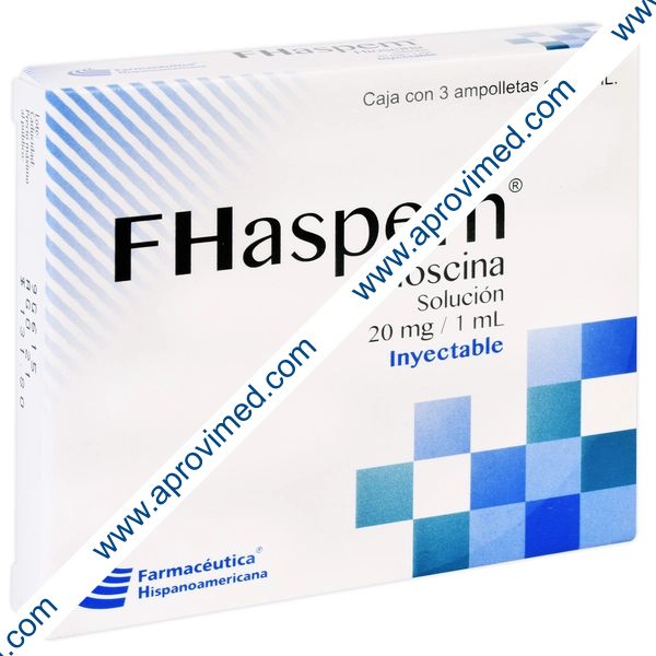 FHASPEM Sol. Iny. c/3 AMPTAS. 20 MG/1 ML.
