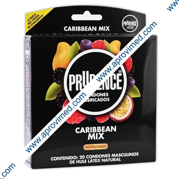 PRUDENCE CARIBBEAN Sabor y Aroma MIX Caja c/20 CONDS.