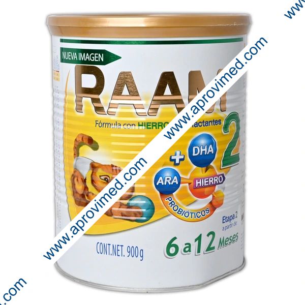 LECHE RAAM Etapa 2 (6 a 12 Meses) POLVO Lata c/900 G.