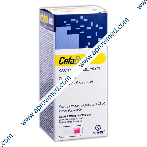 CEFABROXIL SUSP. Fco. 75 ML. 250-15 MG/5 ML.