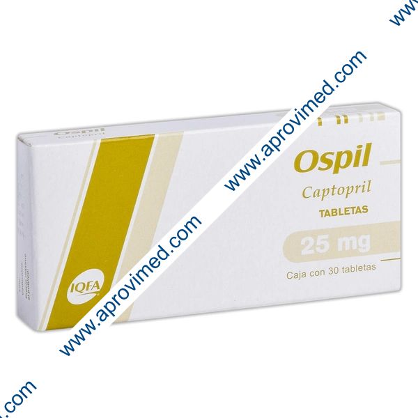OSPIL c/30 TABS. 25 MG.