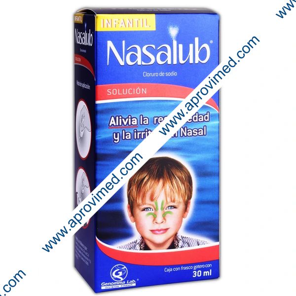 NASALUB Infantil SOLUCIÓN Fco. 30 ML. 0.65-1.00 G/100 ML.