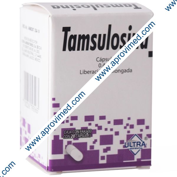 TAMSULOSINA (Ultra) c/20 CAPS. L.P. 0.4 MG.
