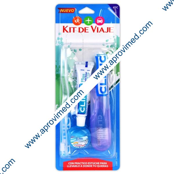CEPILLO DENTAL (Clinic) KIT DE VIAJE c/3 Pzs.