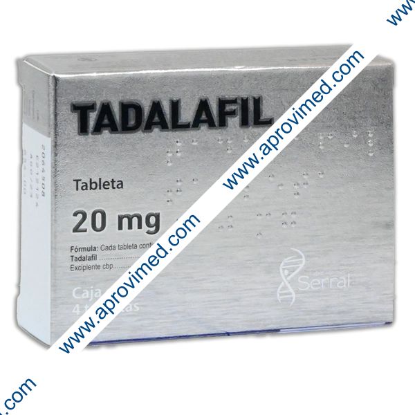 TADALAFIL (Serral) c/4 TAB. 20 MG.