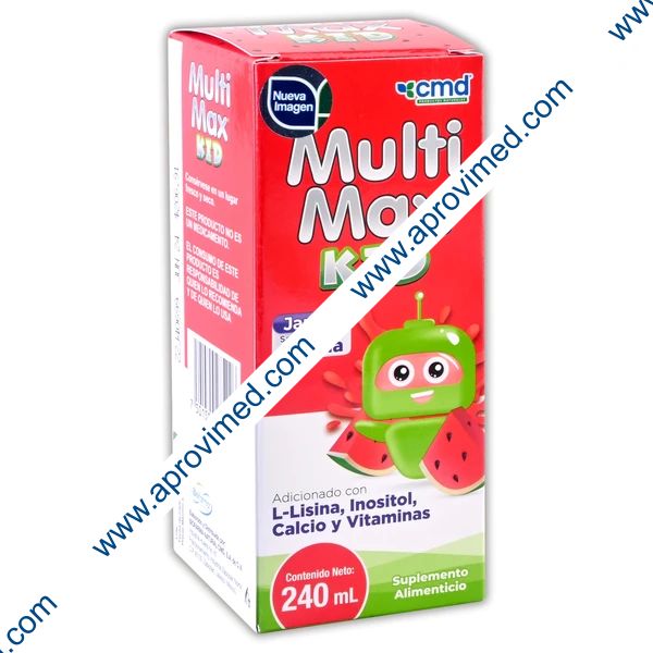 MULTIMAX KID JARABE Sabor Sandia Fco. 240 ML.