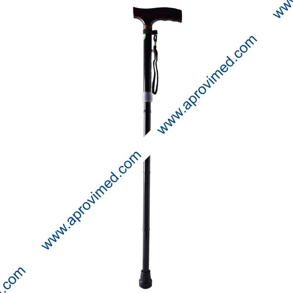 BASTÓN PLEGABLE Puño Francés (Eko-Mobility) Col. Negro.
