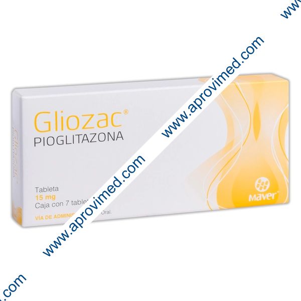 GLIOZAC c/7 TABS. 15 MG.