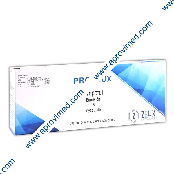 PROZEUX Emulsión Iny. 1% c/5 FCOS. AMP. 200 MG/20 ML.
