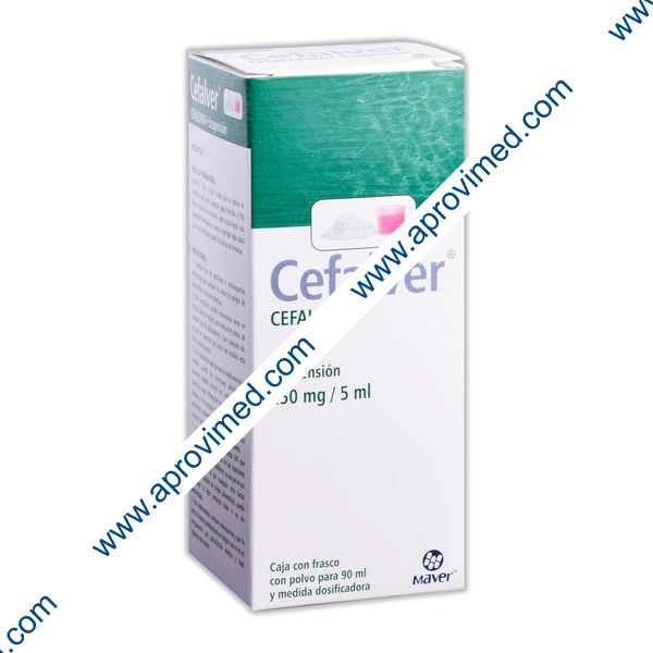 CEFALVER SUSP. Fco. 90 ML. 250 MG/5 ML.