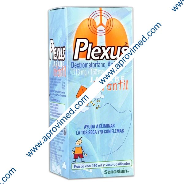 PLEXUS JARABE Infantil Fco. 150 ML. 113-150 MG/100 ML.