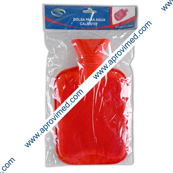 BOLSA DE HULE PARA AGUA CALIENTE (Super Confort) Cap. 1.0 LT. c/1 Pza.
