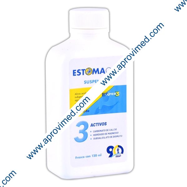 ESTOMAQUIL EXper3 SUSP. Fco. 120 ML. 2.67-1.67-1.00 G/100 ML.