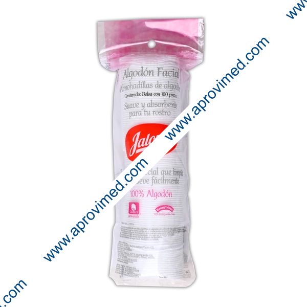 ALGODON FACIAL (Jaloma) Bolsa c/100 Pzs.