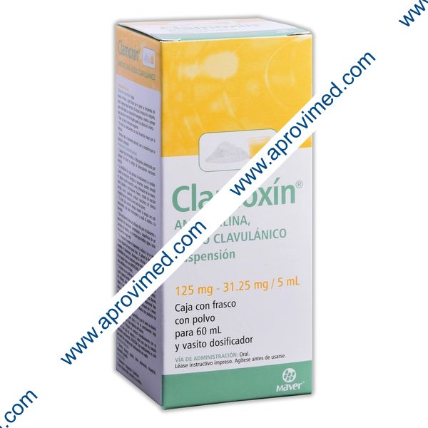 CLAMOXIN SUSP. Fco. 60 ML. 125-31.25 MG/5 ML.