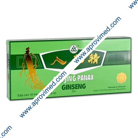 SAN JING PANAX GINSENG Elixir c/10 FCOS. 10 ML. 200 MG/1 ML.