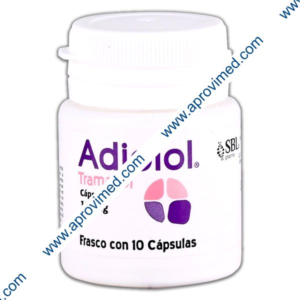 ADIOLOL Fco. c/10 CAPS. 100 MG.