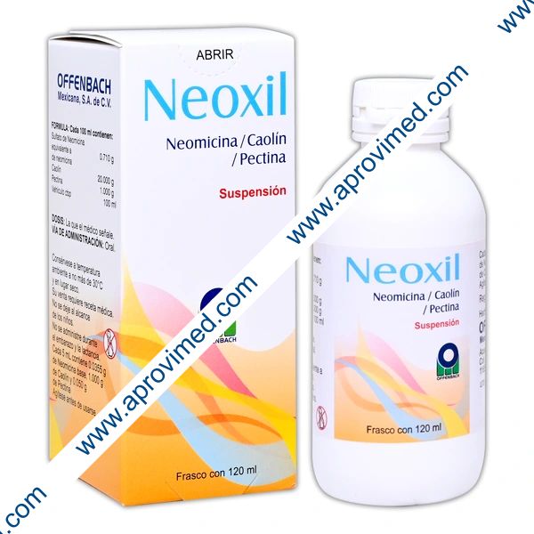 NEOXIL SUSP. Fco. 120 ML. 0.710-20.0-1.0 G/100 ML.