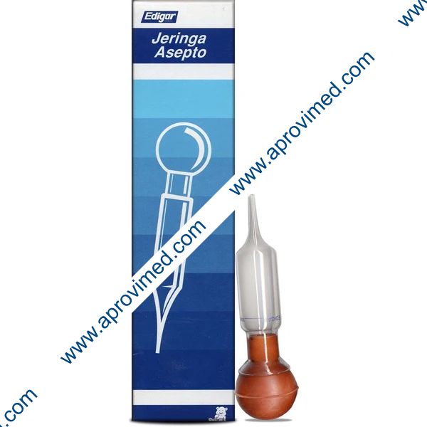 JERINGA ASEPTO DE VIDRIO (Edigar)  Cap. 30 ML.