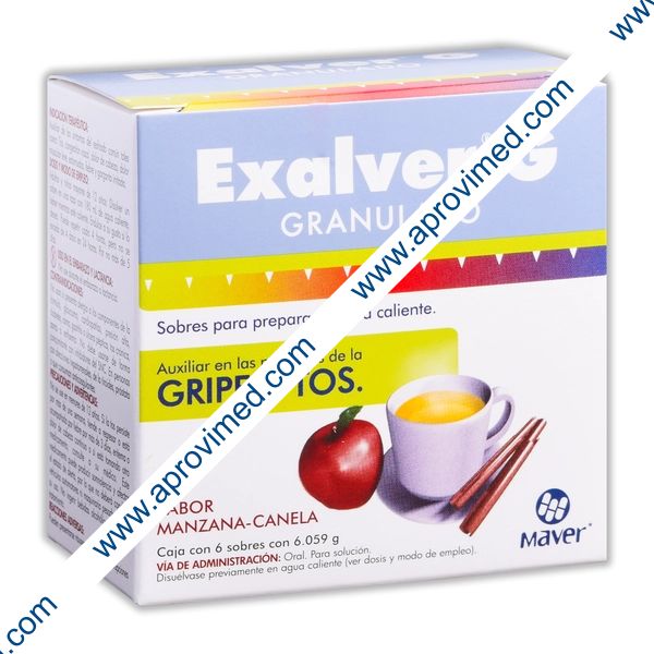 EXALVER-G (Manz-Can) Granulado c/6 SOBS. 650/20/10/4 MG.