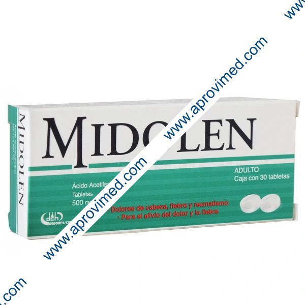 MIDOLEN Adulto c/30 TABS. 500 MG.