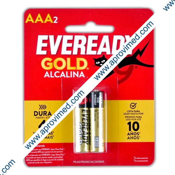 EVEREADY GOLD Alcalina "AAA" Blister c/2 Pzs.