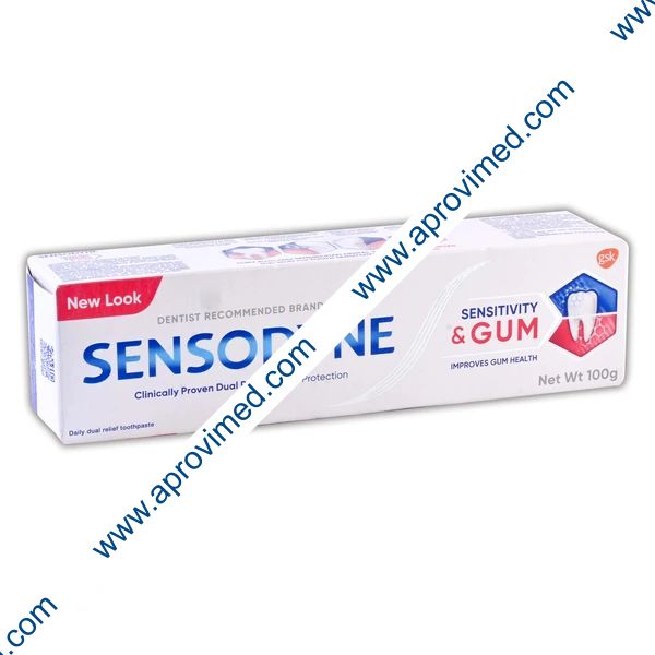 SENSODYNE SENSIBILIDAD & ENCÍAS Crema Dental Tubo c/100 G.