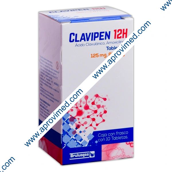 CLAVIPEN 12H c/10 TABS. 875/125 MG.