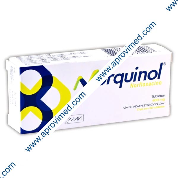 NORQUINOL c/20 TABS. 400 MG.