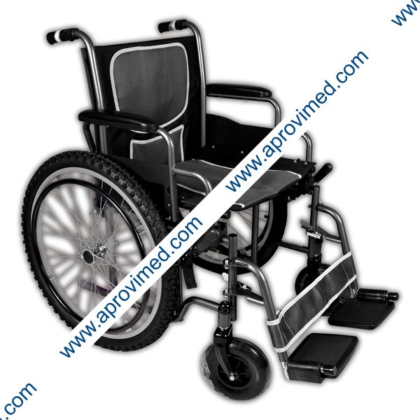 SILLA DE RUEDAS TODO TERRENO 19" (Super Confort) Mod. SC-361 Col. Negro.