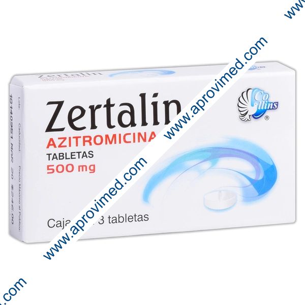 ZERTALIN c/3 TABS. 500 MG.