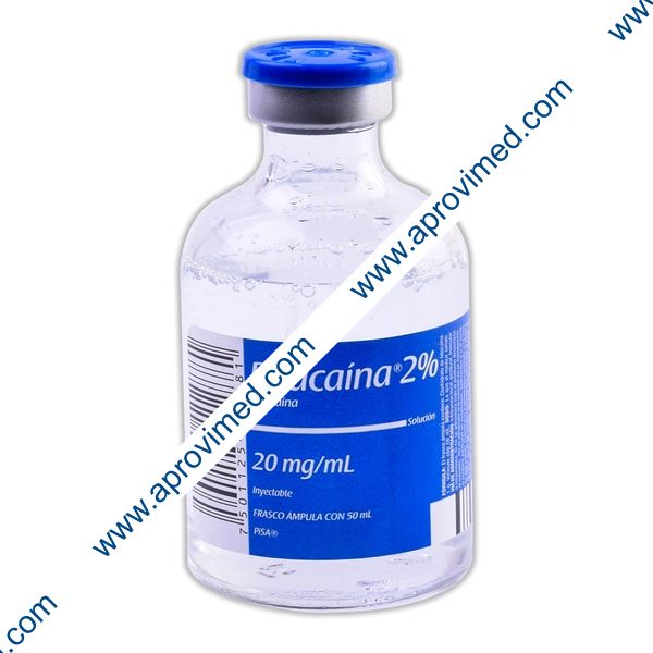 PISACAINA 2% Sol. Iny. c/1 FCO. AMP. 50 ML. 20 MG/1 ML.