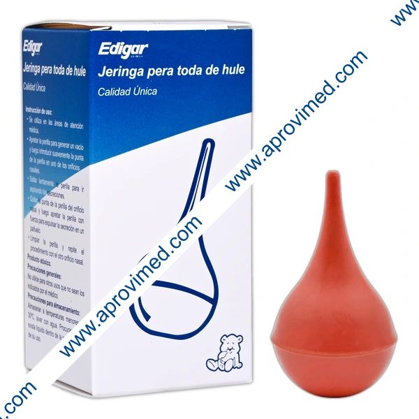 JERINGA PERA TODA DE HULE (Edigar) No.2 Caja c/1 Pza.