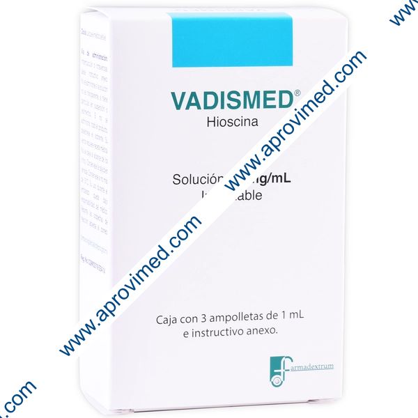 VADISMED Sol. Iny. c/3 AMPTAS. 20 MG/1 ML.