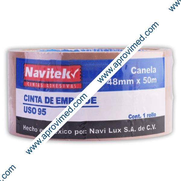 CINTA de EMPAQUE "USO 95" CANELA 48mm. x 50m. c/1 Rollo.