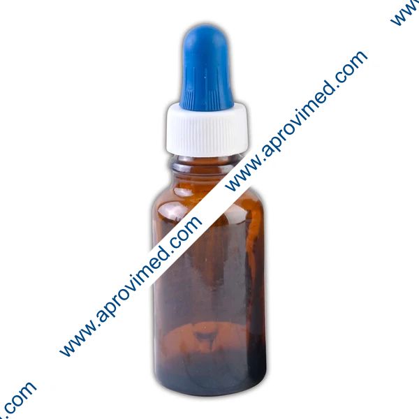 FRASCO GOTERO DE VIDRIO c/PIPETA (Edigar) Cap. 20 ML.